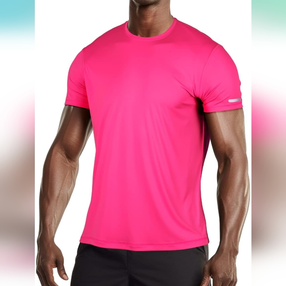 Men's Pink Athletic Shirt